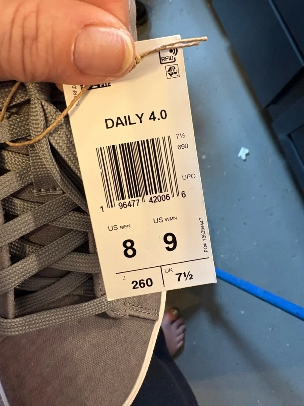 adidas Gray Canvas Sneakers with Black Stripes